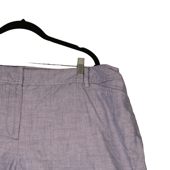 Talbots The Perfect Short Bermuda Shorts Womens 20W Blue Pockets Relaxed - Picture 3 of 9